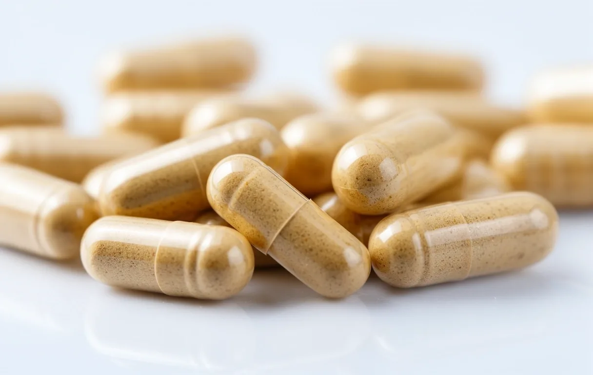 Natural capsules for strength